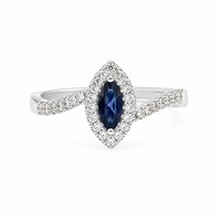 Anillo Recarlo Mujer in Oro Zaffiro ZT 872/BZAF